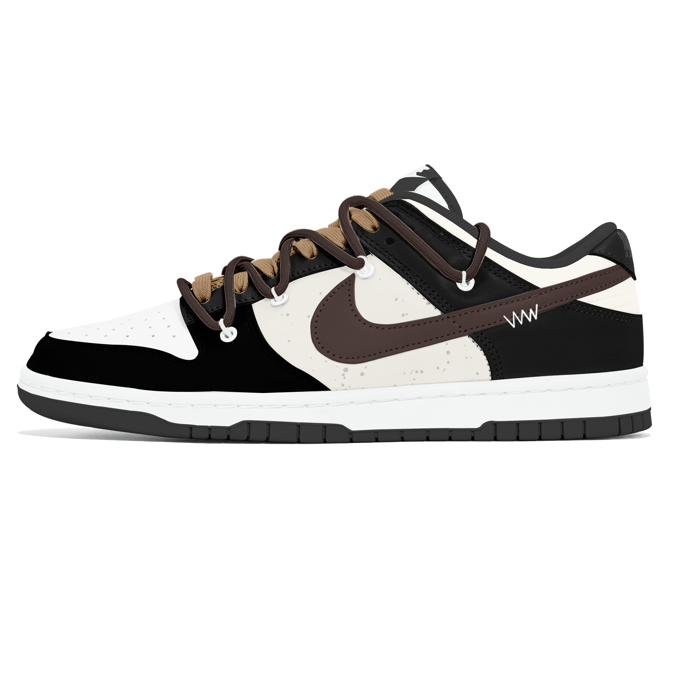 

Nike Кроссовки для скейтбординга Dunk, износостойкие, низкие, мужские, черно-белые
