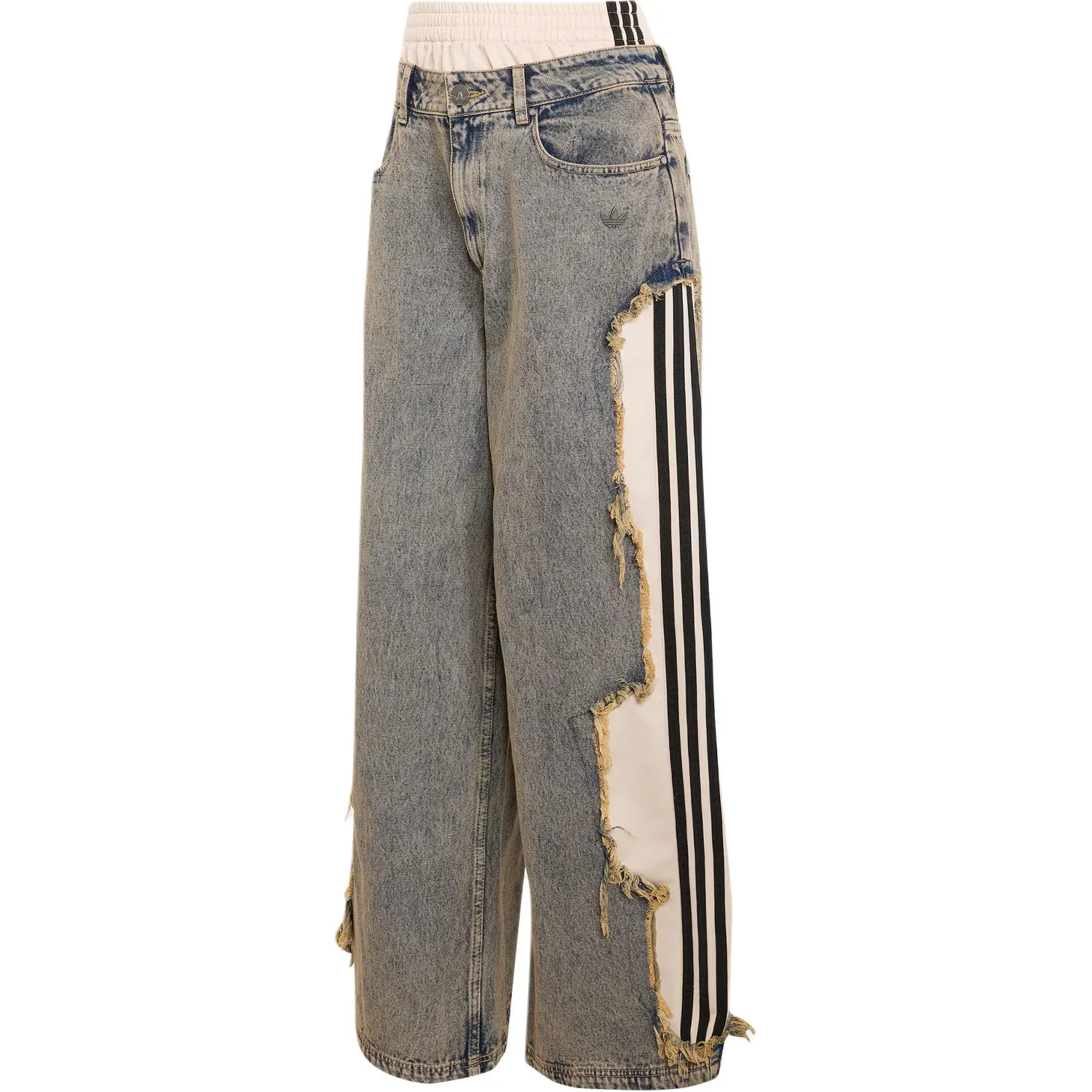 Джинсы-джоггеры ADILENIUM 5.0 DECONSTRUCTED женские Adidas Originals, Pink Brown