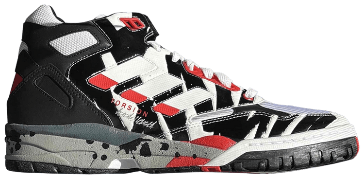

Кроссовки adidas Slick x Torsion Artillery Mid 'White Black Poppy Red', белый
