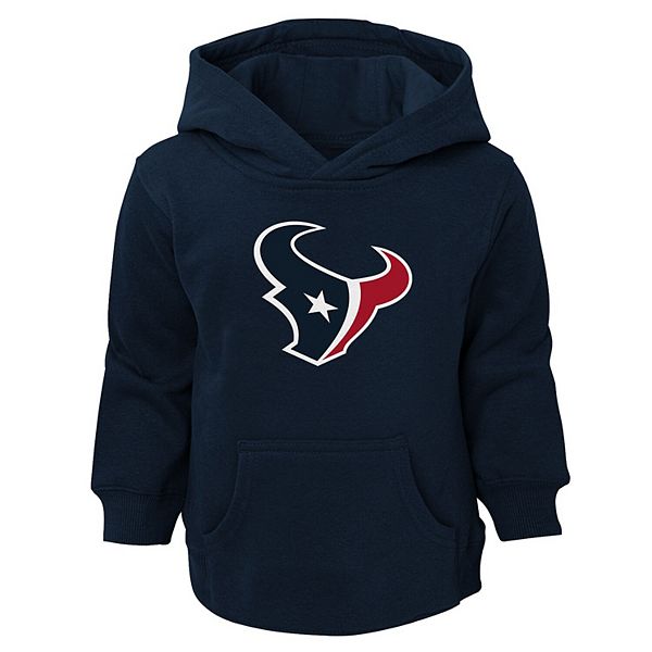 Толстовка с капюшоном Youth navy с логотипом команды Houston Texans Outerstuff