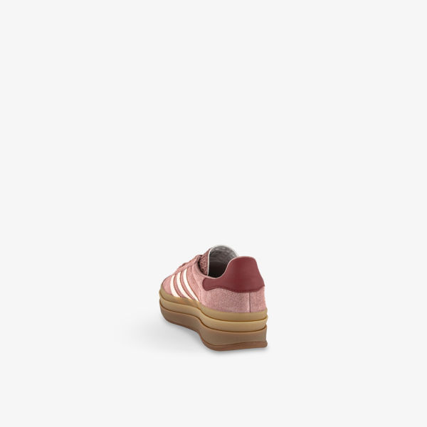 Кроссовки Adidas Gazelle Bold Suede, оранжевый — фото 4