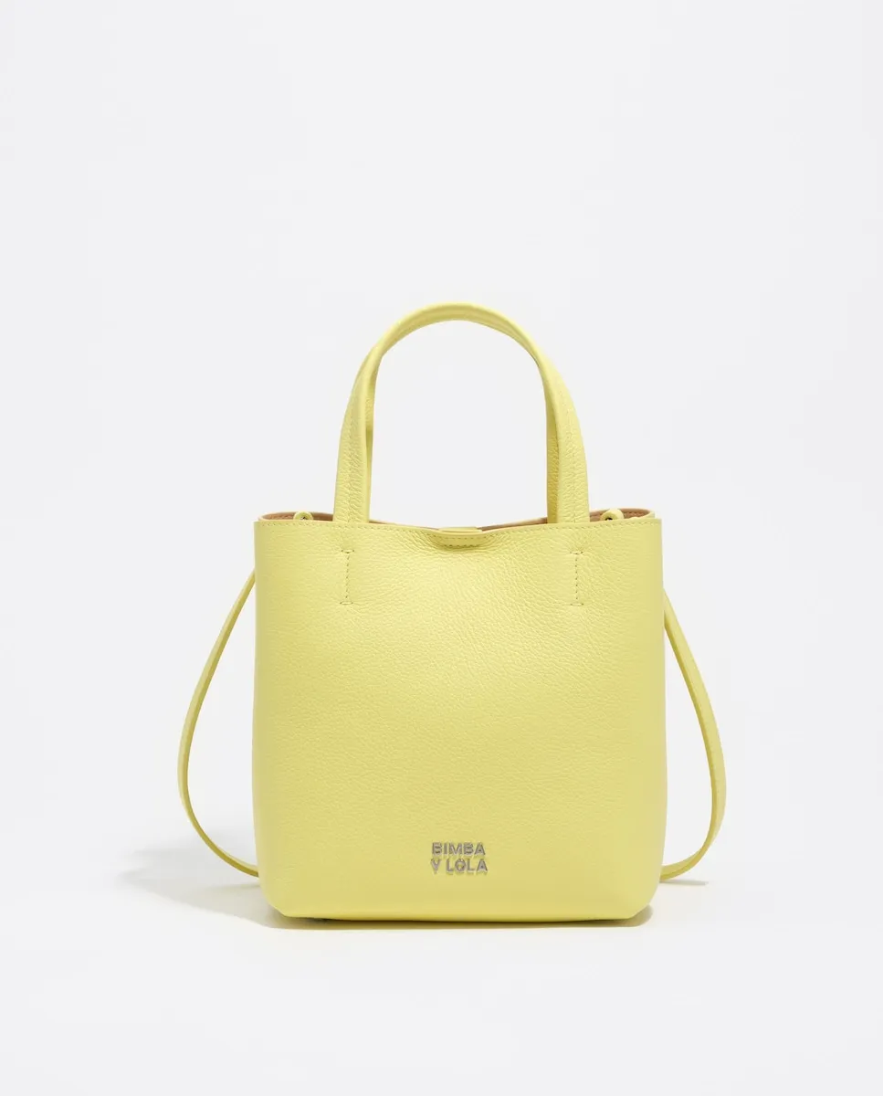 

Женская сумка из гладкой кожи Bimba y Lola, желтый