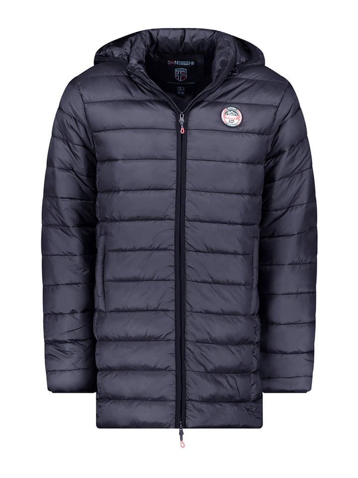 

Стеганое пальто Geographical Norway, темно-синий