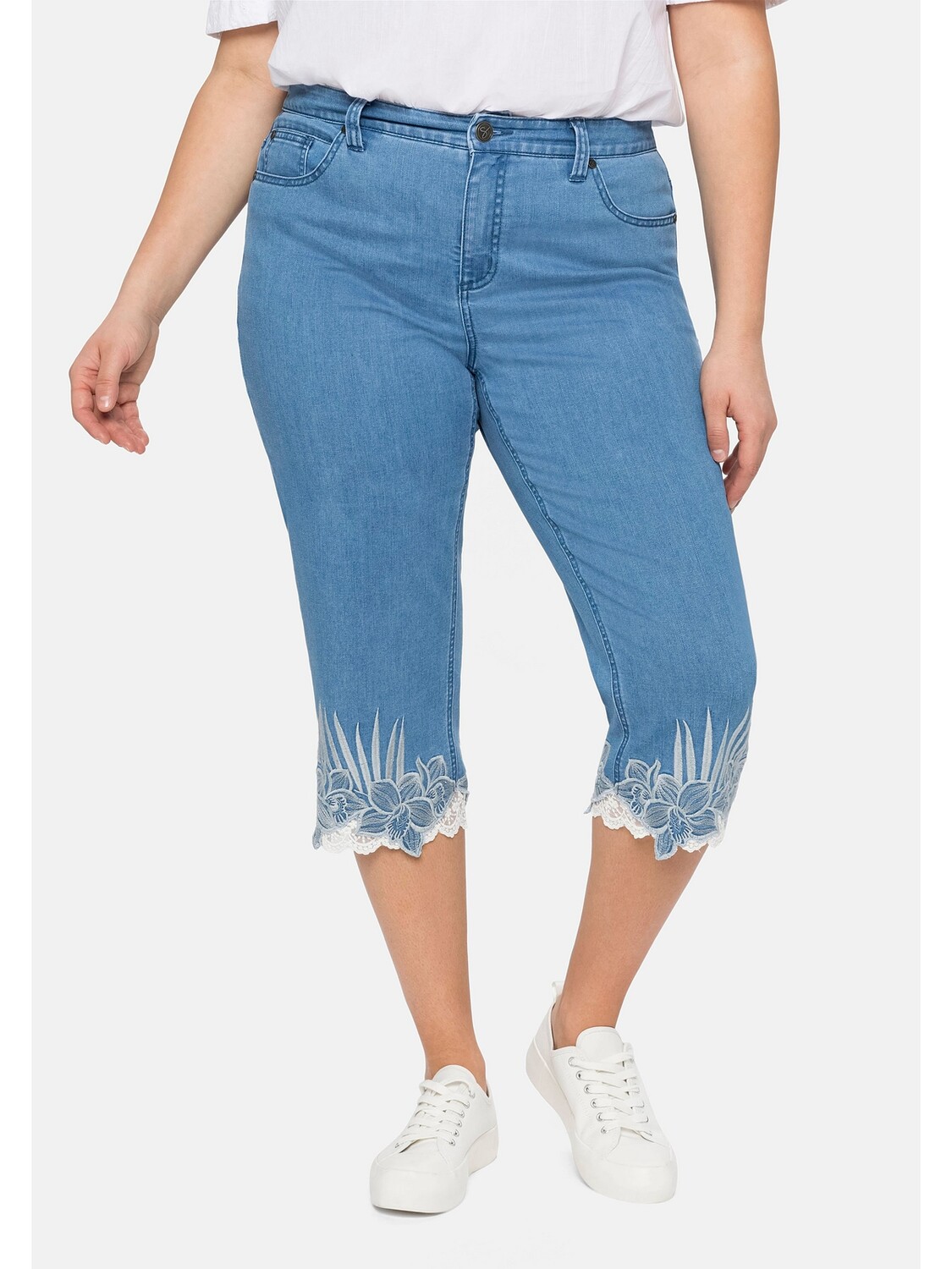 

Джинсы sheego, цвет light blue Denim