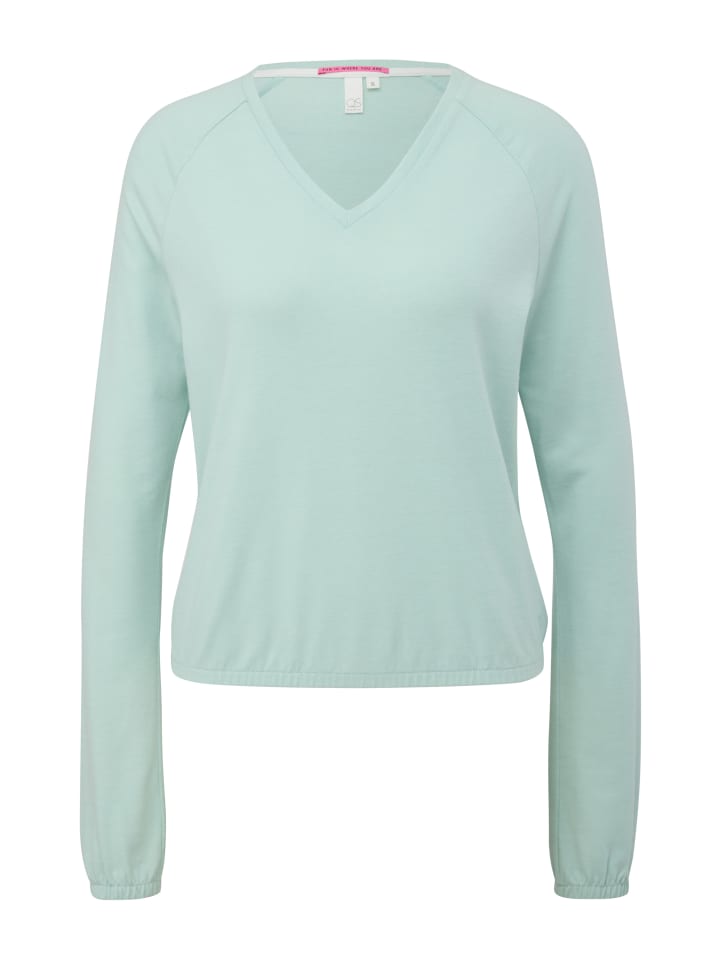 

QS Лонгслив цвета 6092_пастельно-бирюзовый