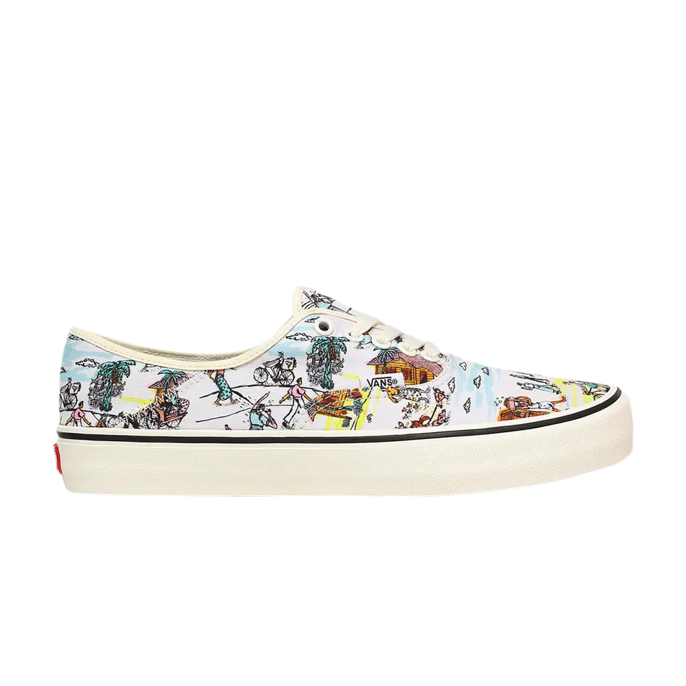 

Ботинки Kide Baharudin x Authentic SF Vans, белый