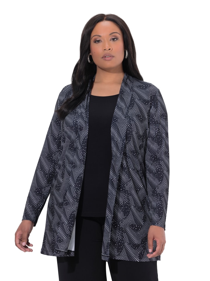 

Ulla Popken Рубашка-куртка черного цвета