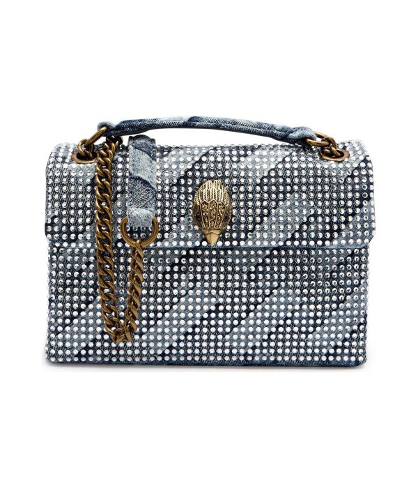

Сумка через плечо из денима Kensington Kurt Geiger, синий