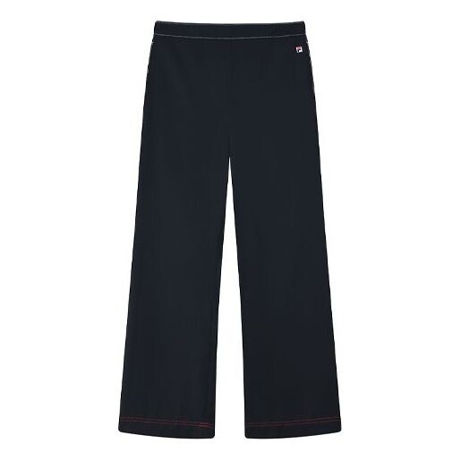 

Брюки business casual loose woven long pants blue Fila, синий