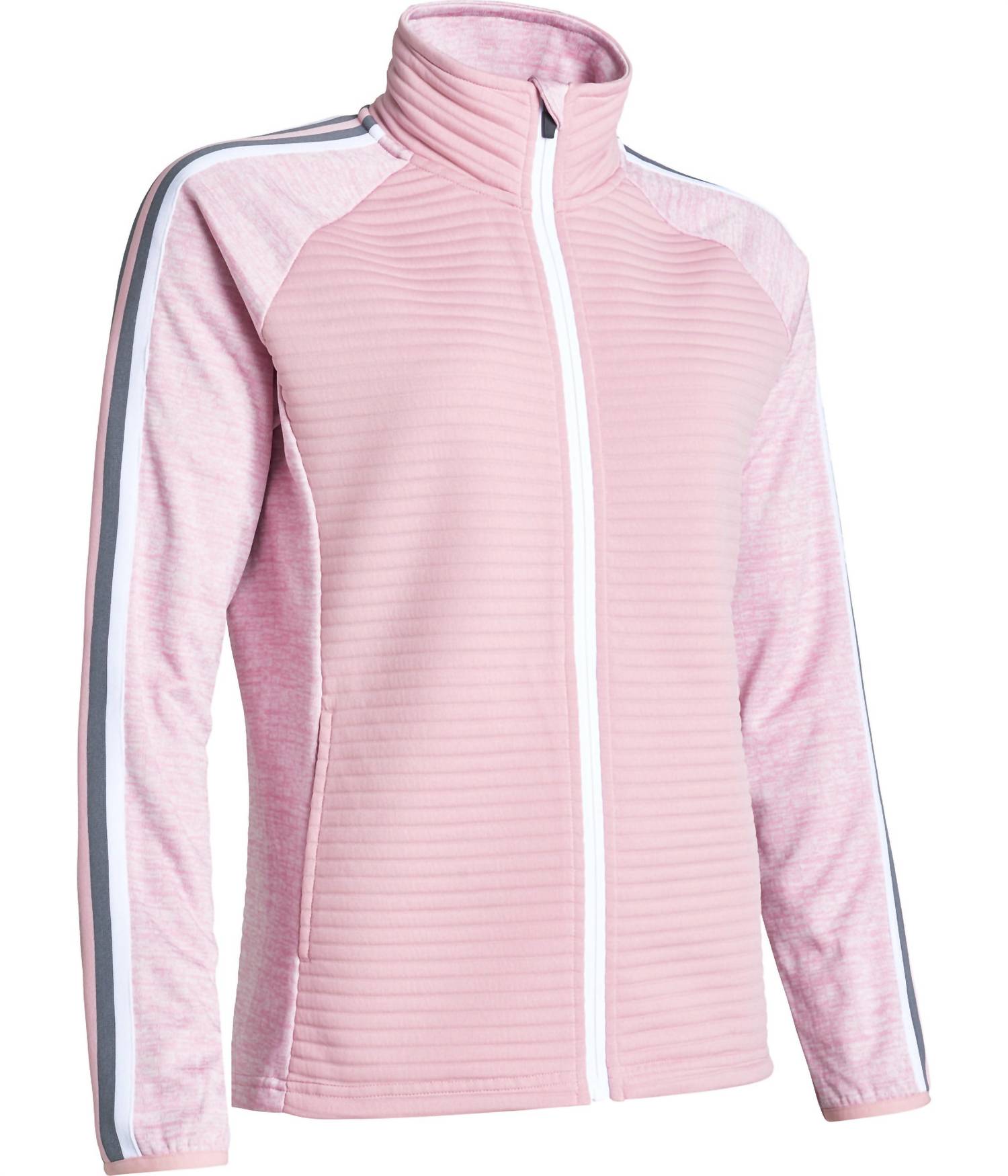 

Женский кардиган Turnberry 3D Stripe Fullzip In Rosebud Abacus Sportswear US
