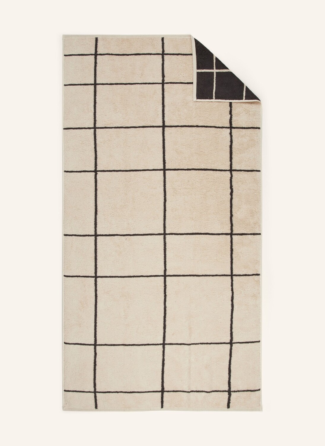 

Полотенце для душа Cawoe, 70x140 см, цвет beige/dunkelgrau