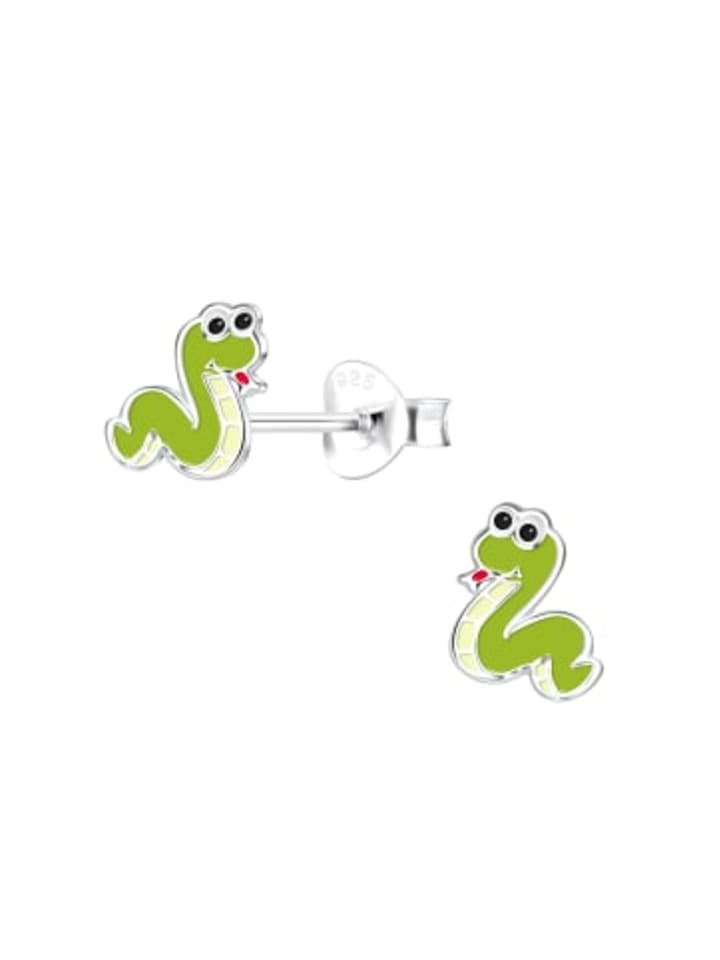 

Alexander York Серьги-гвоздики в виде змеи из серебра 925 пробы, комплект из 2 штук