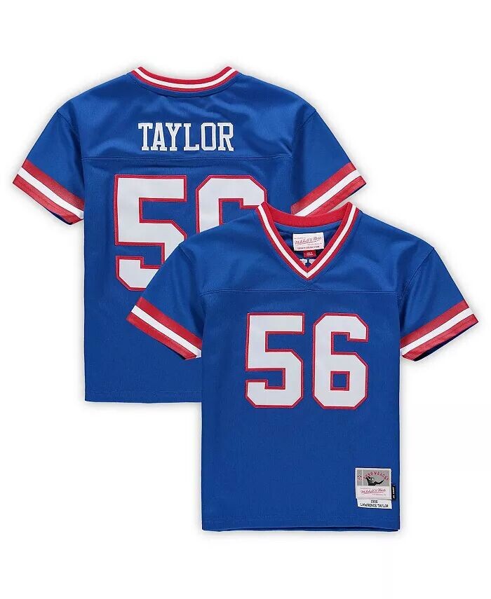 

Джерси Лоуренса Тейлора Royal New York Giants для мальчиков и девочек дошкольного возраста, пенсионерское наследие Mitchell & Ness