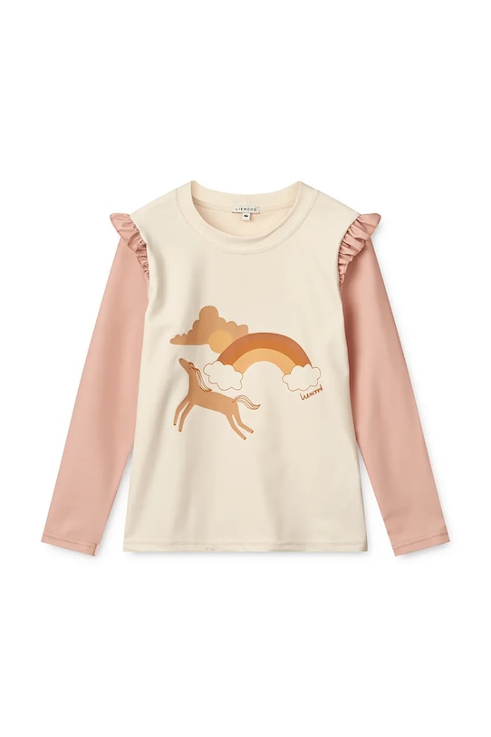 

Детский купальный лонгслив Tenley Placement Swim Tee Liewood, оранжевый
