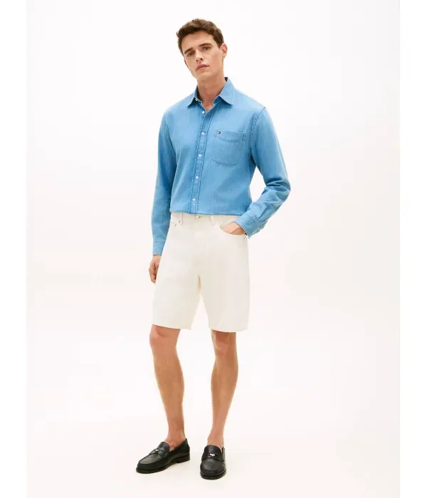 Джинсовые шорты DOVER regular fit Tommy Hilfiger, экрю — фото 2
