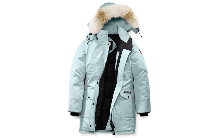 

Женский пуховик Canada Goose, голубой