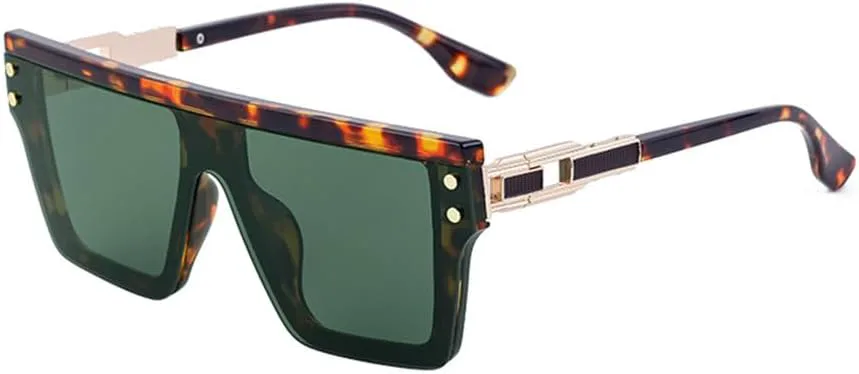 

Женские солнцезащитные очки LVTFCO Fashion в ретро-стиле с градиентной металлической оправой, панк-стиль, мужские очки для вождения на открытом воздухе, 6