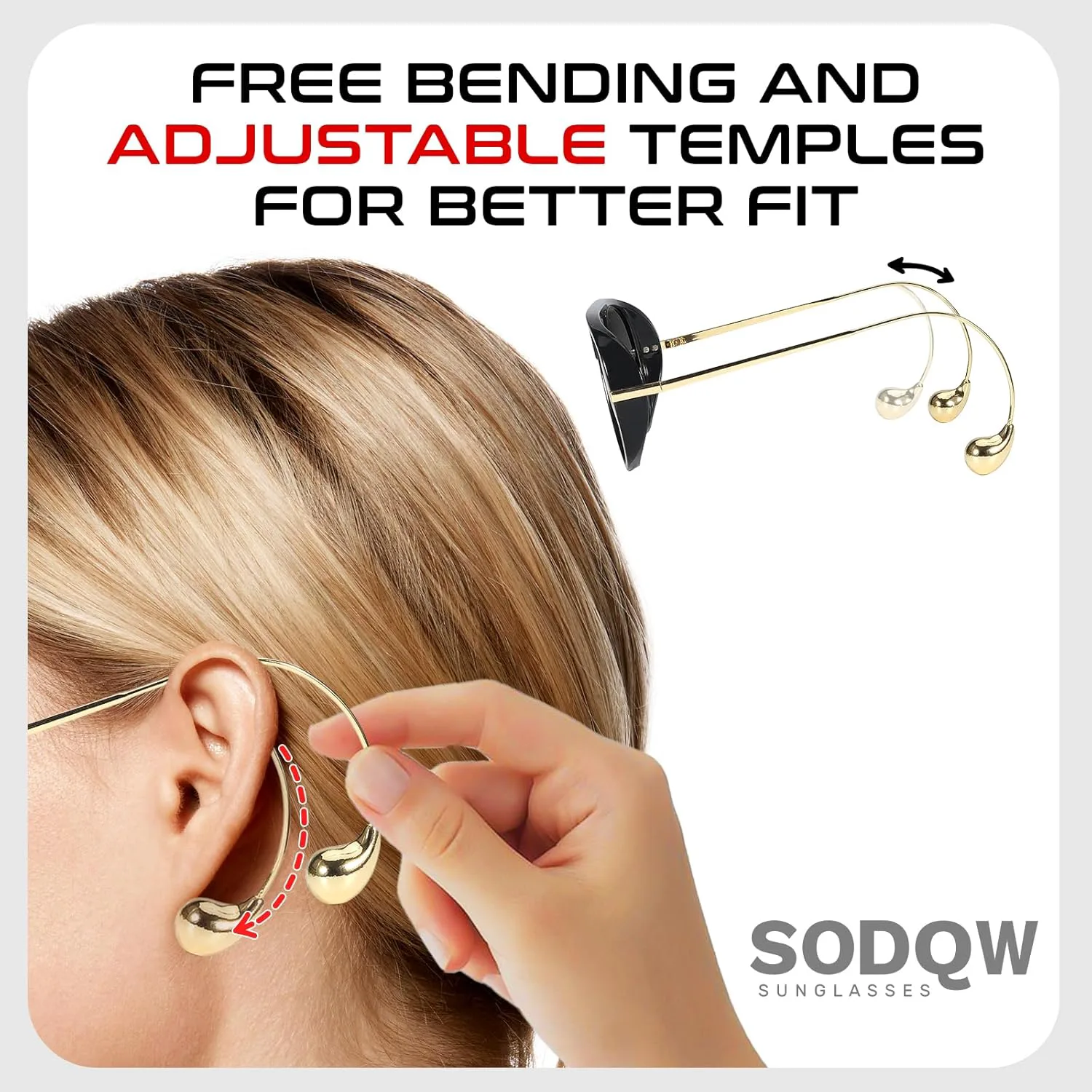 

SODQW 2 шт. Большие солнцезащитные очки-авиаторы для женщин и мужчин с серьгами, модные, крупные, с двойной перемычкой, модель 2025, Black/Yellow+black/Brown