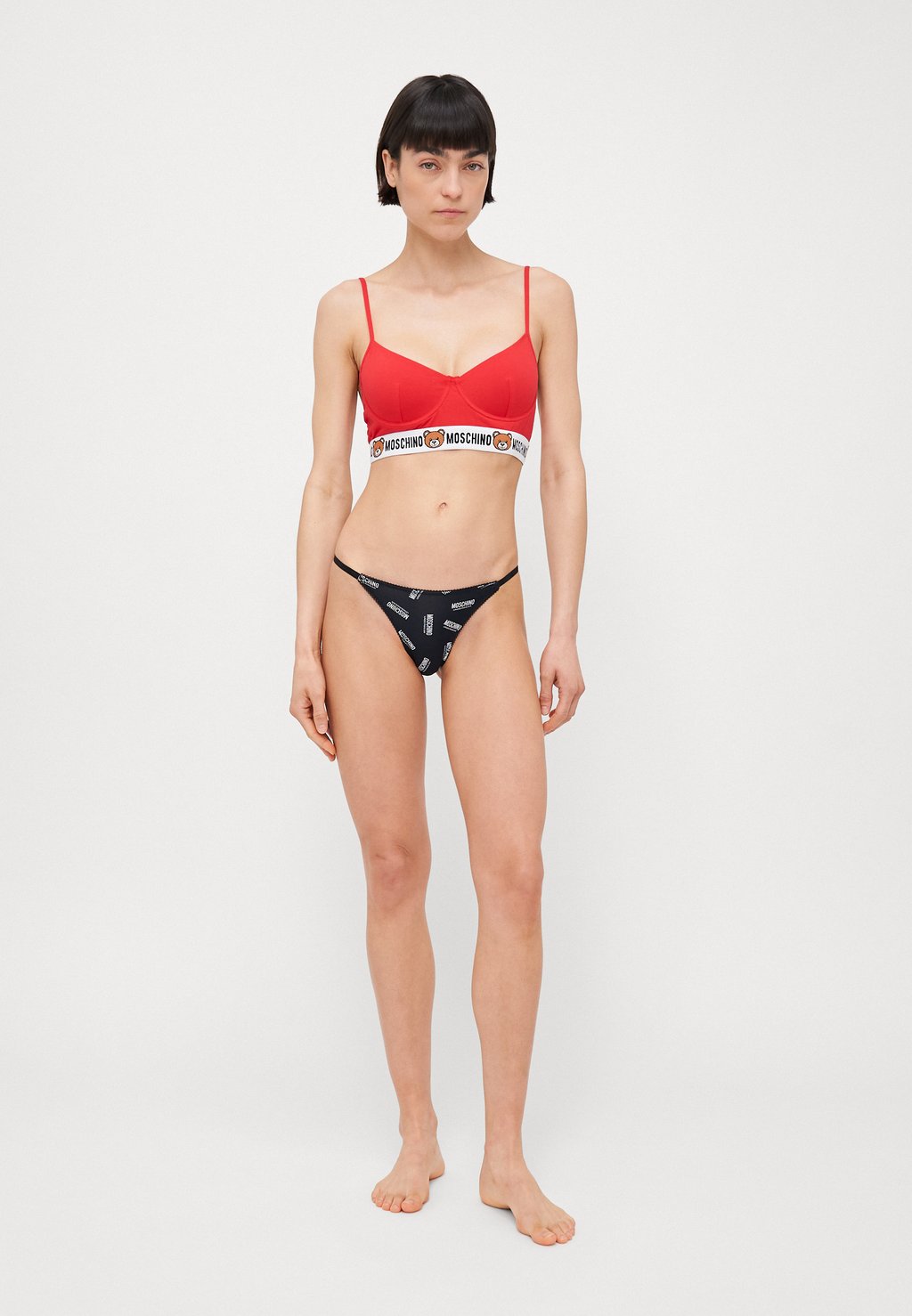

Трусы BRASILIANA 3 PACK Moschino Underwear, черный