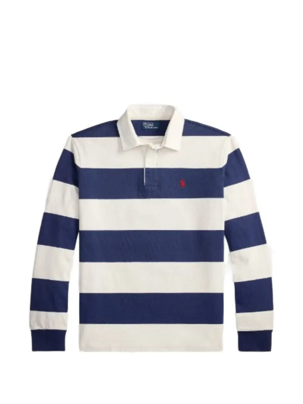 Полосатая рубашка для регби с длинными рукавами Polo Ralph Lauren, синий