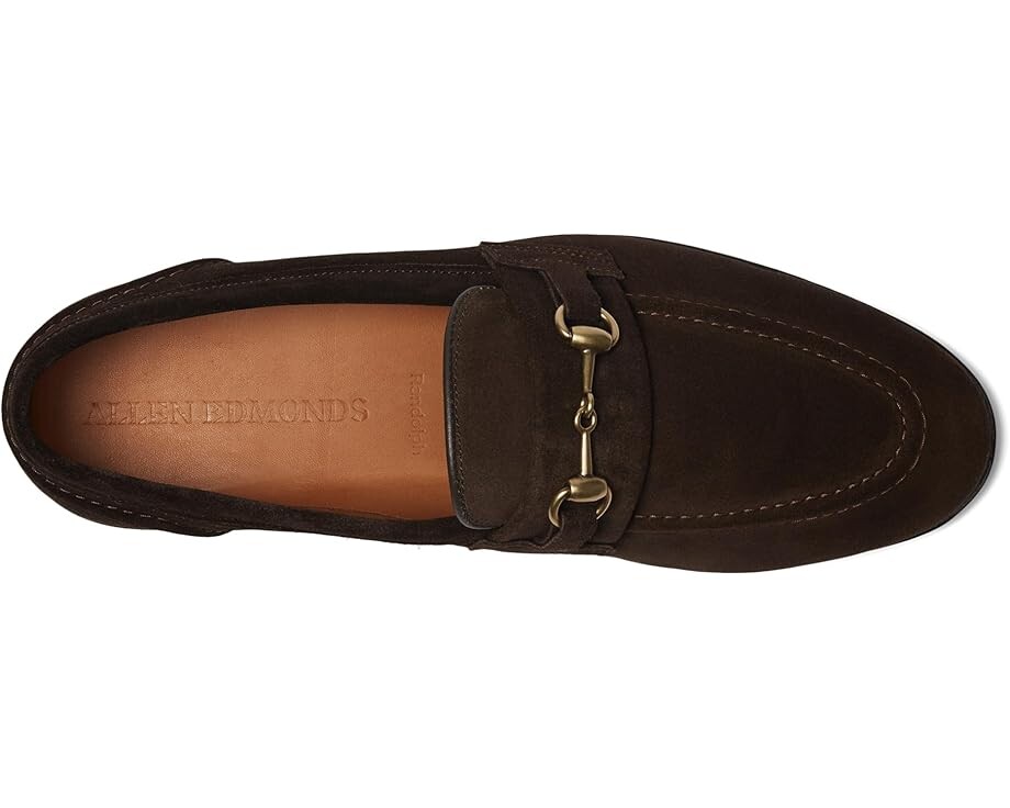 Оксфорды Allen Edmonds Randolphbit Penny Loafers, цвет Chocolate Suede — фото 2