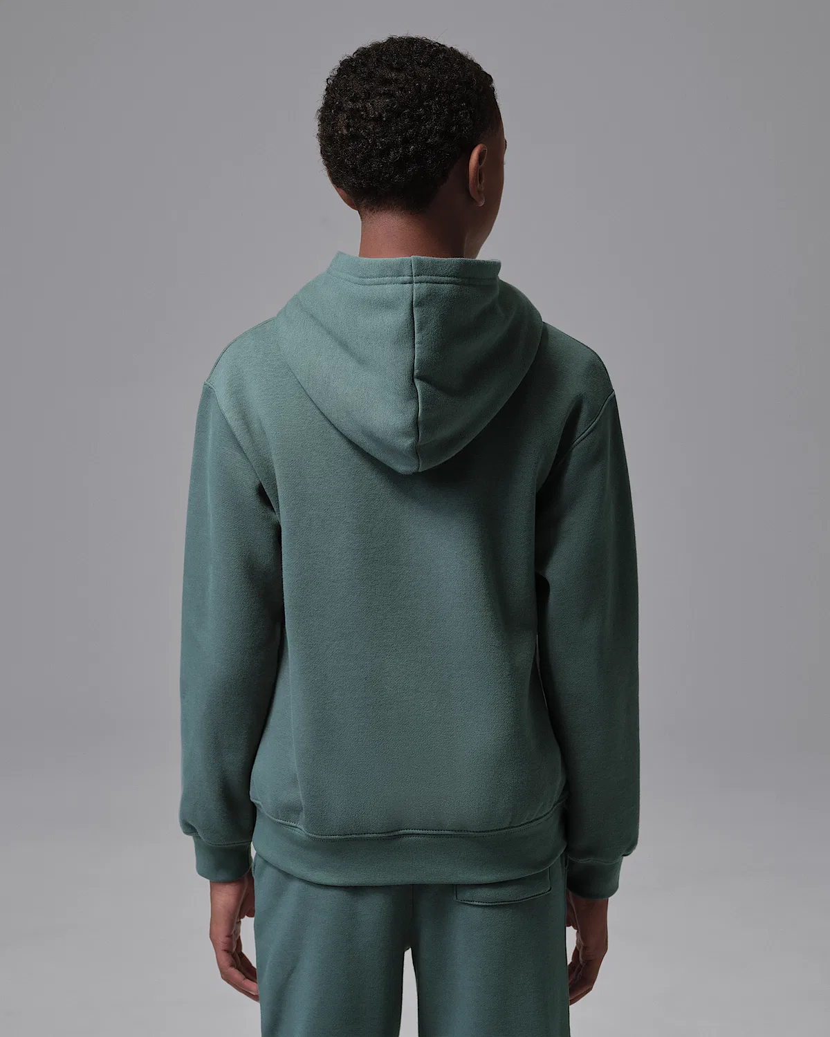 Детская толстовка Jordan Brooklyn Fleece, Grey — фото 2