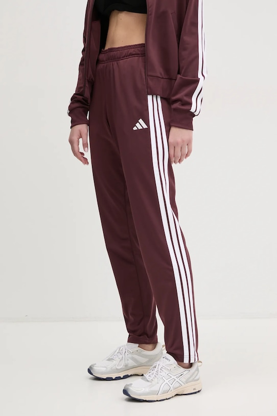 Спортивный костюм essentials Adidas, бордовый — фото 4