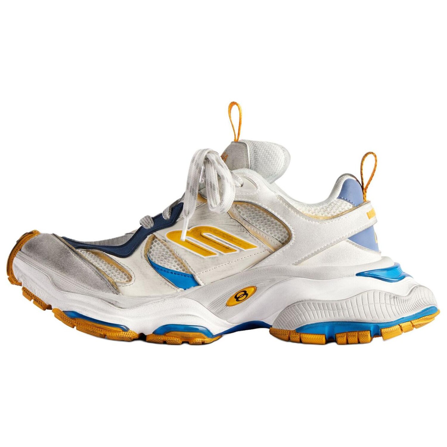 

Кроссовки мужские Balenciaga Chunky Sneakers, белый / желтый