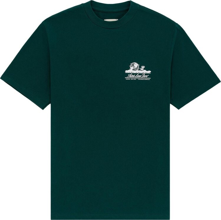 

Футболка Aimé Leon Dore Unisphere Short-Sleeve 'Botanical Green', зеленый