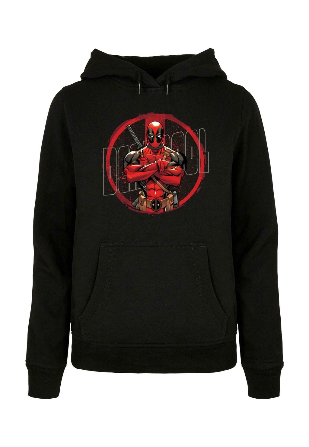 

Толстовка с капюшоном DEADPOOL SPLATTER POSED ABSOLUTE CULT, черный