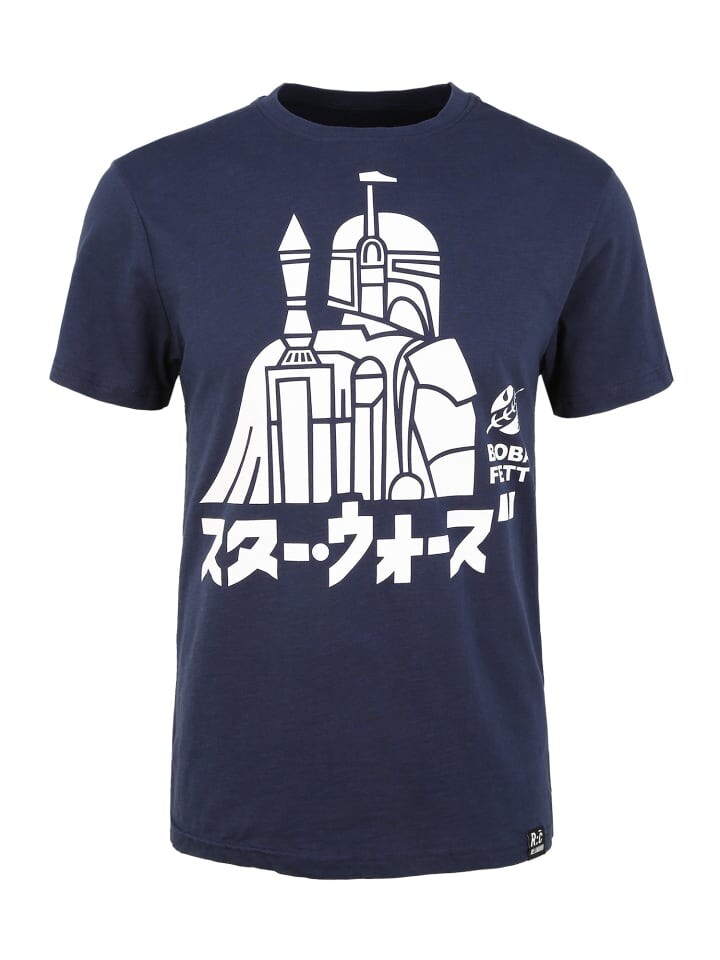 

Футболка Re:Covered T-Shirt Star Wars Boba Fett Japanese, темно-синий