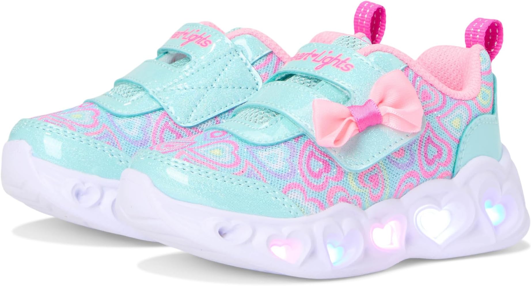 

Кроссовки SKECHERS KIDS Heart Lights - Boogie Land 303258N, Mint/Multi