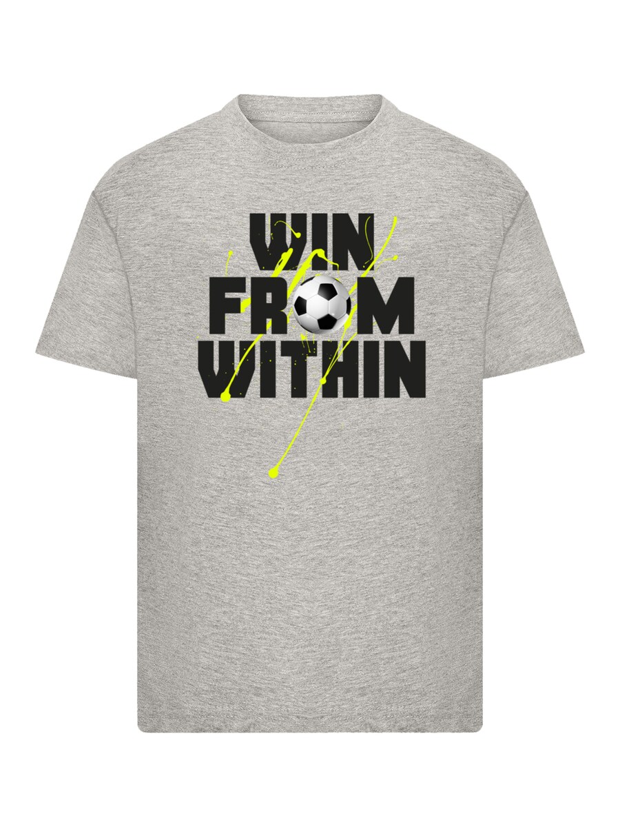 

Рубашка F4NT4STIC Win From Within Soccer Splash Green, серый