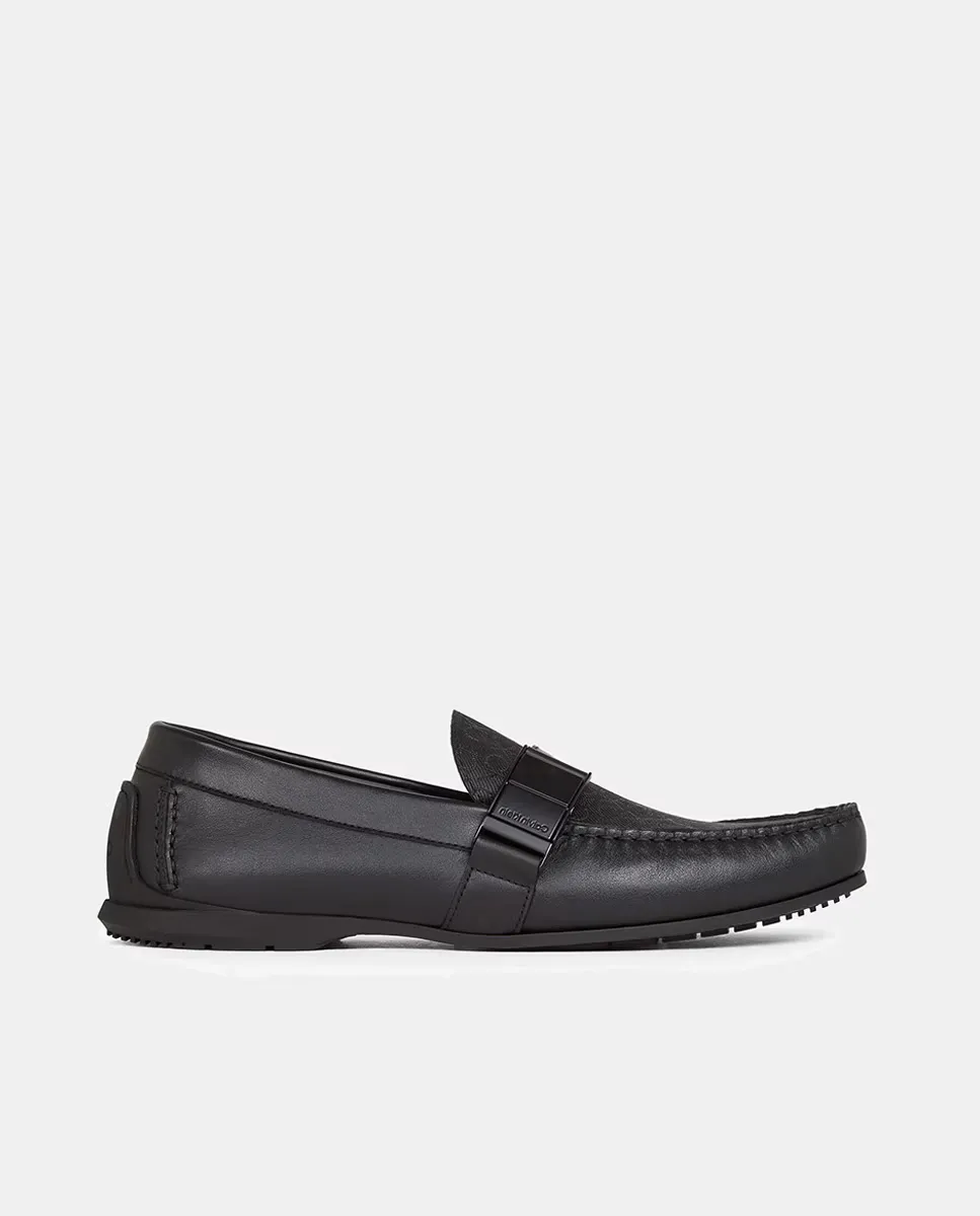 

Кожаные мокасины Calvin Klein, черный