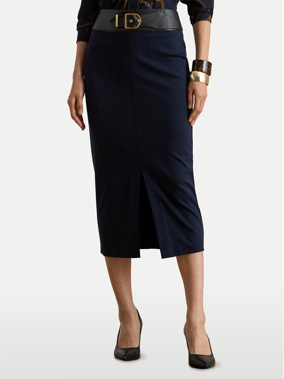 

Юбка-карандаш regular fit 200P03729001 Lauren Ralph Lauren, синий