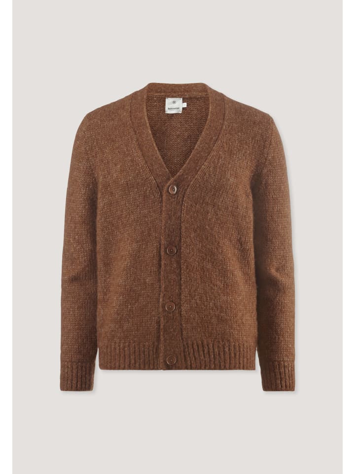 

Hessnatur Вязаная куртка коньячного цвета