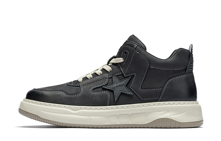 

Кроссовки для скейтбординга средней высоты для мужчин HARSON, Black