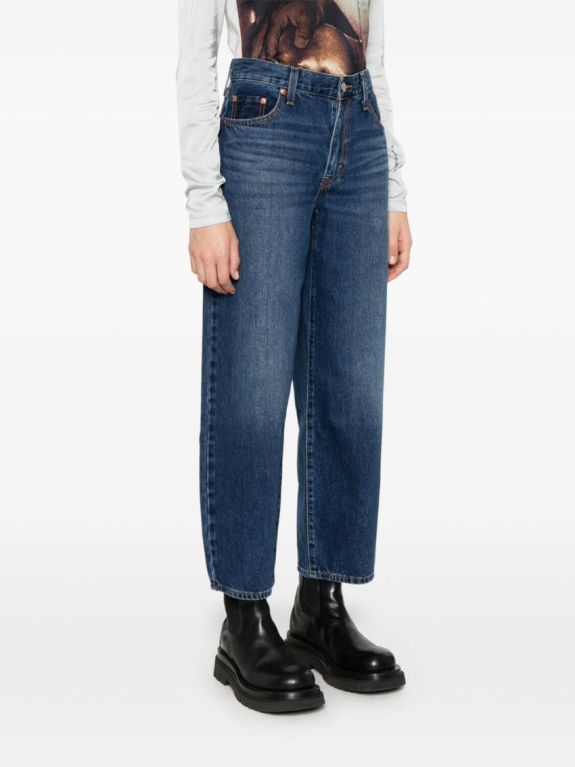 Levi's легкие джинсы, синий — фото 3