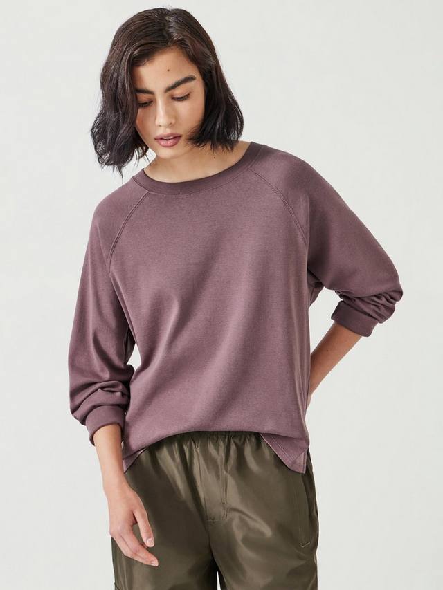 

Хлопковый топ-реглан matilda HUSH, цвет Light Brown