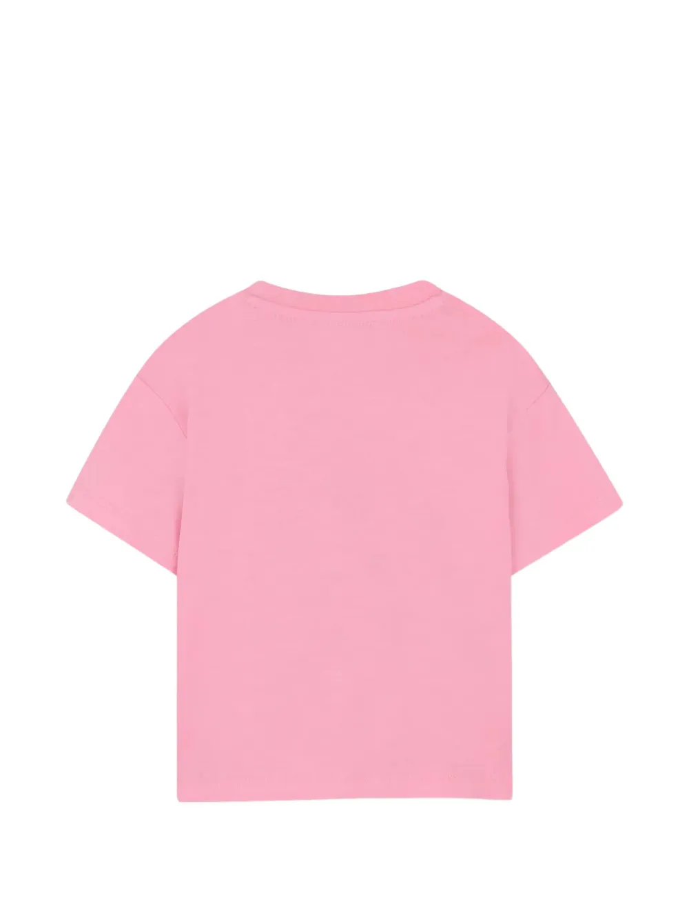 Футболка с принтом-логотипом Kenzo Kids, розовый — фото 2