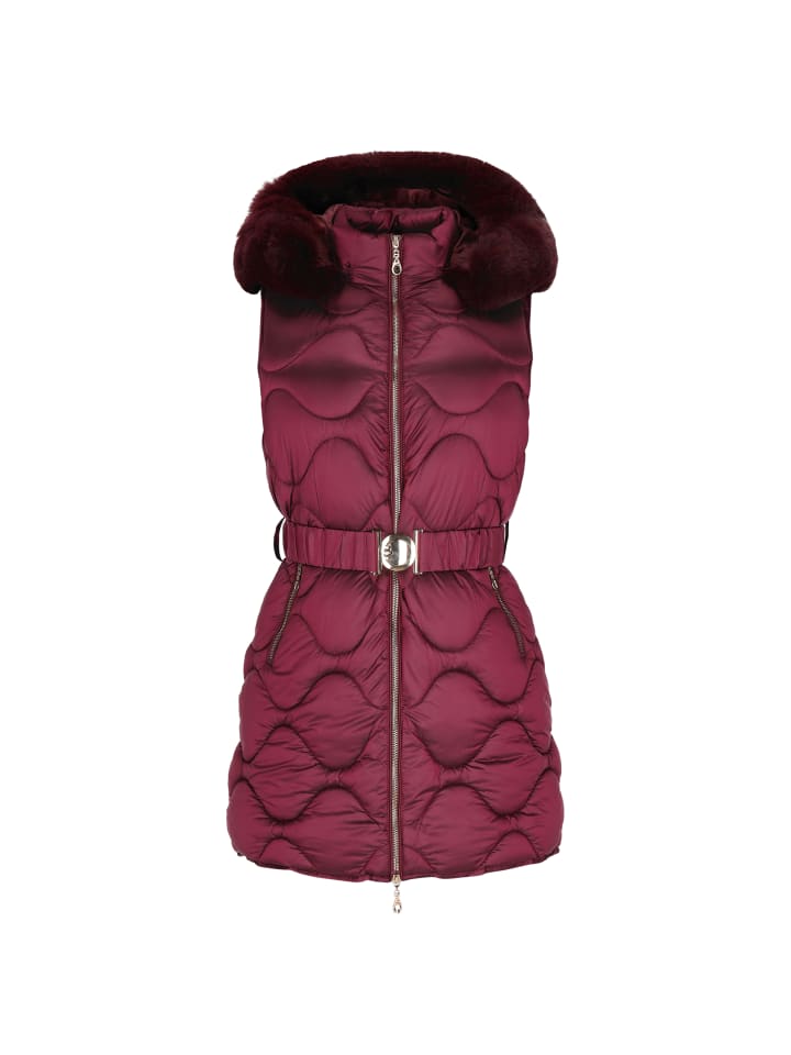 

Faina Женский жилет бордового цвета