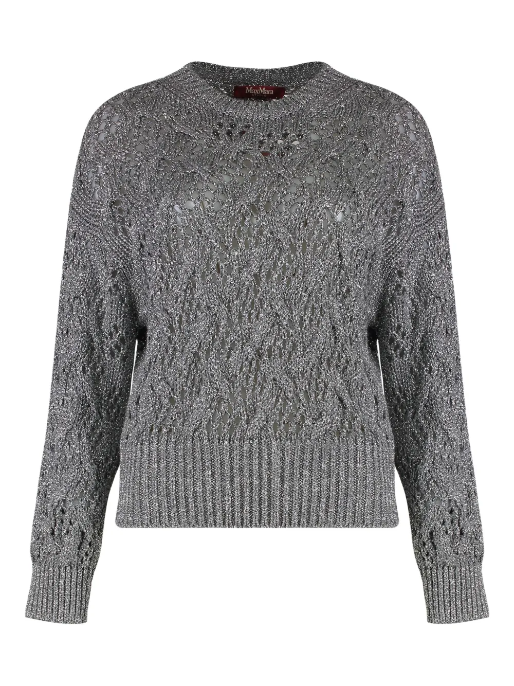 

Свитер Pilade с люрексом MAX MARA, серый