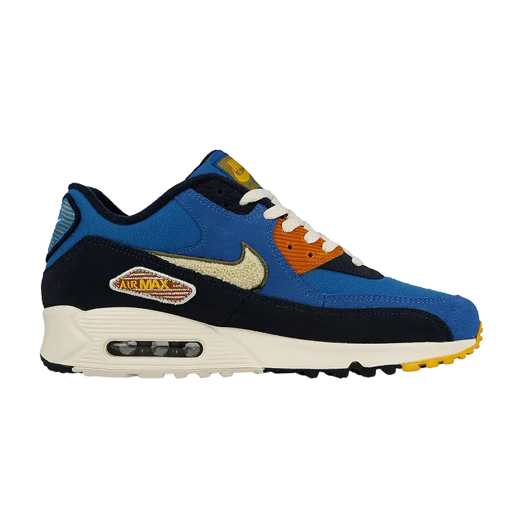

Кроссовки Nike Air Max 90 Premium SE 'Game Royal Light Cream', синий