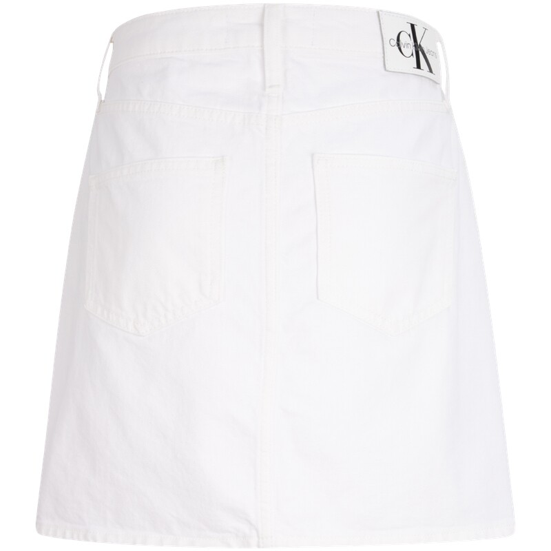 Calvin Klein Женская джинсовая юбка, цвет 1AA- Denim white — фото 2