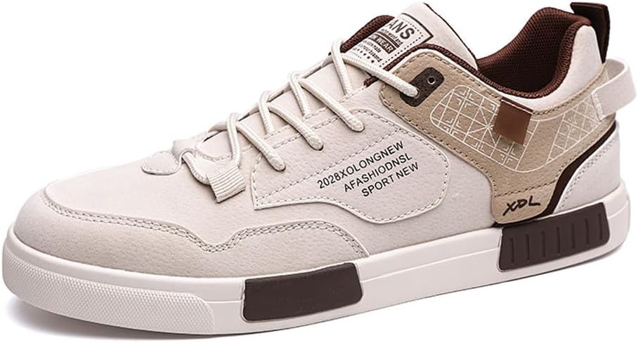 

Мужские замшевые кеды низкие повседневные для ходьбы и скейтборда Welrung, бежевый/хаки