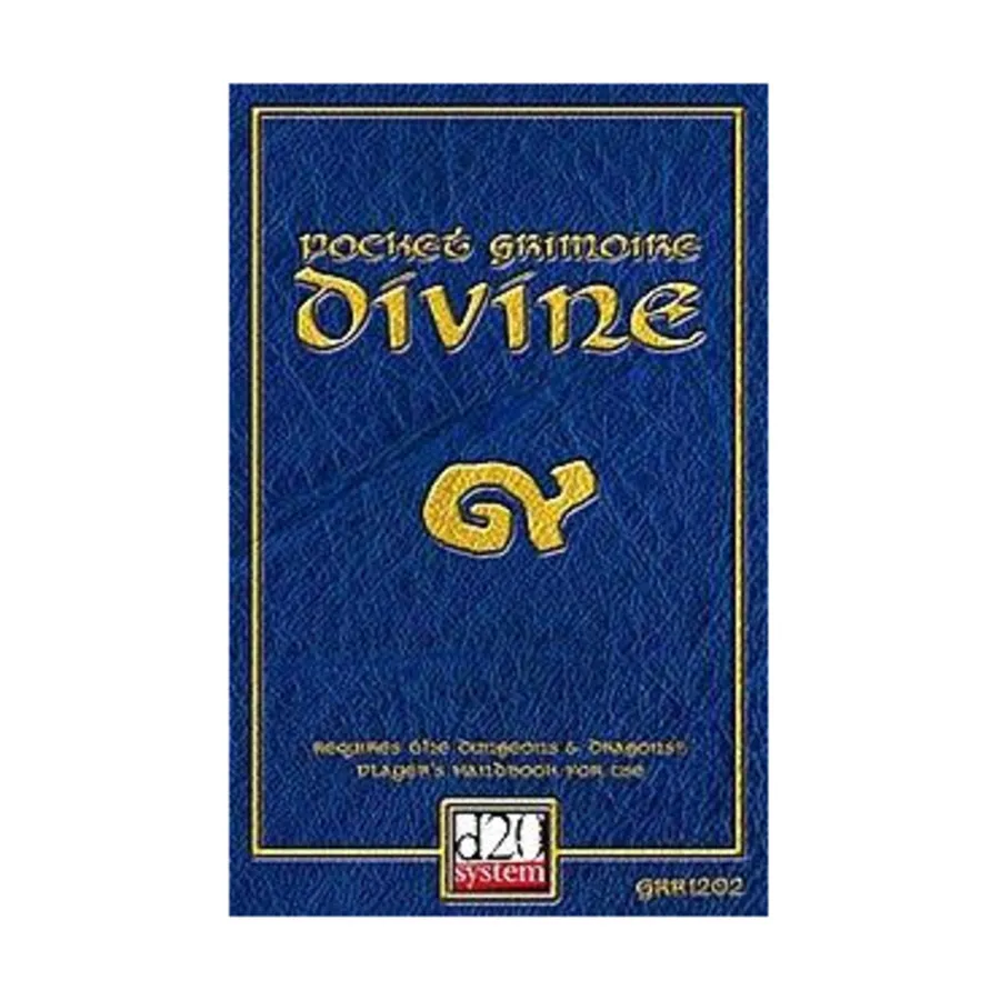

Pocket Grimoire - Divine, Fantasy Supplements (Green Ronin Publishing) (d20), мягкая обложка