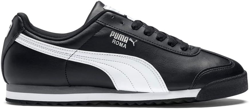 Кроссовки PUMA Roma Kids, белый/черный — фото 2