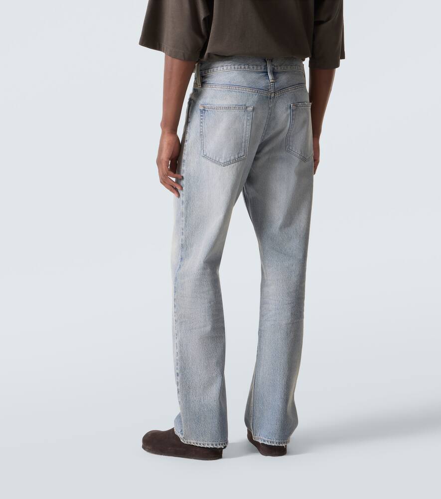 Выцветшие прямые джинсы средней посадки Fear of God, Light Indigo — фото 4