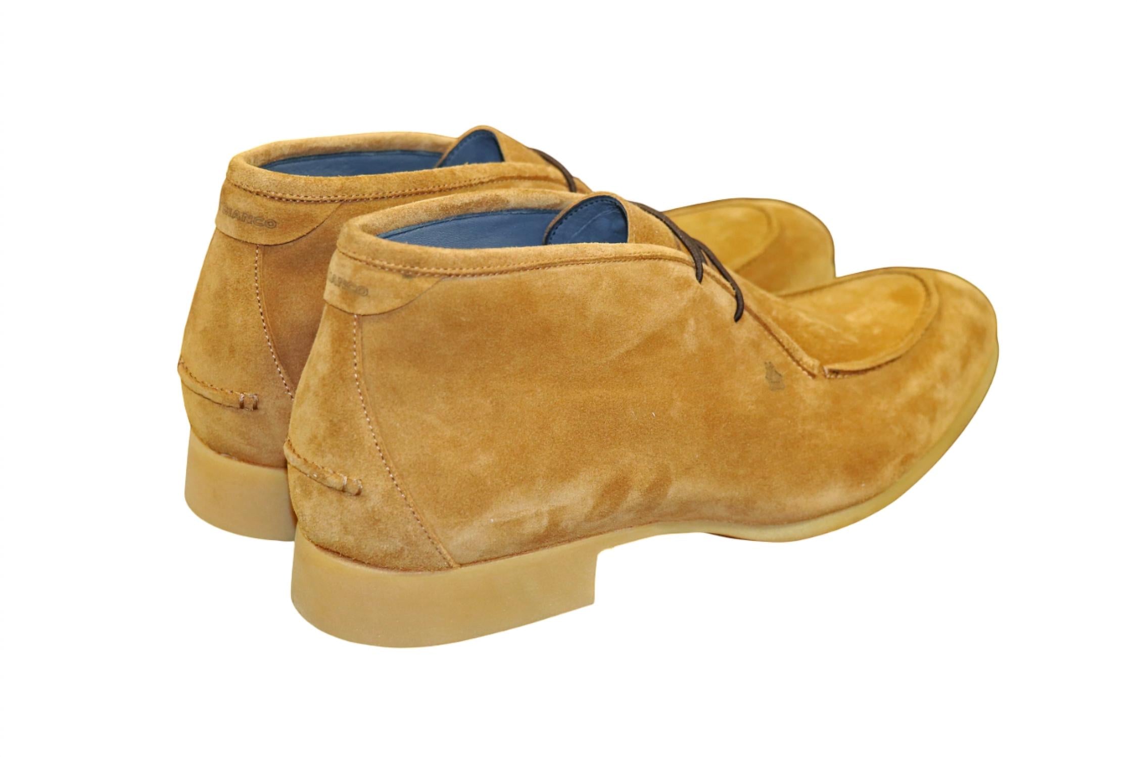 Мужские чакка-ботинки Ischia в велюре коричневого цвета Scarpe di Bianco — фото 2