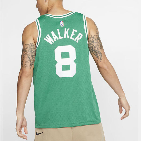 Спортивная футболка nba swingman jersey sports basketball sw fan edition team limited boston celtics no. 8 green Nike, зеленый — фото 4
